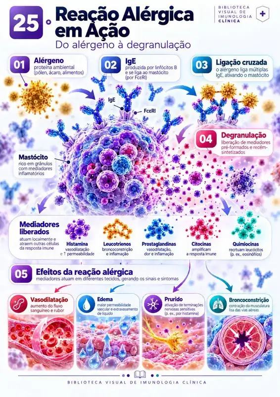 Reação Alérgica em Ação